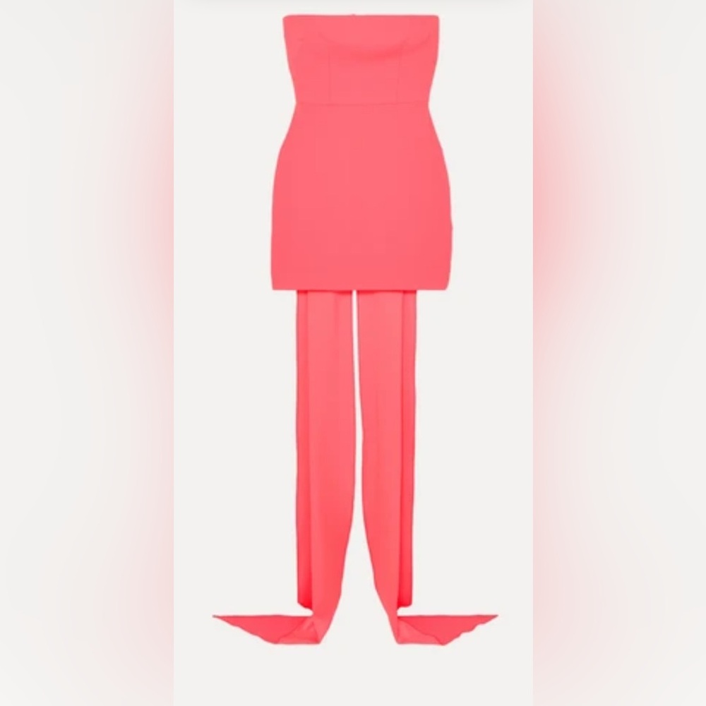 Alex Perry Pink Mini Dress Sleek Silhouette